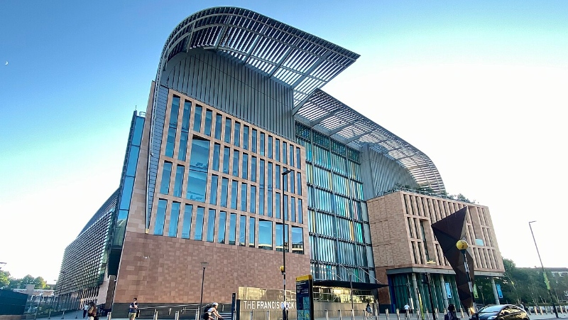 The conference location at the Francis Crick Institute.